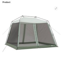 Ozark Trail 10 x 10 Instant Screen House with 2-Hubs, Green
