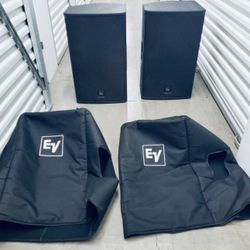 Electrovoice - EV ELX115P PAIR Speaker  1000 Watts Pure Power Each One 2 include Yes 2 Speaker plus 2 ev original bags