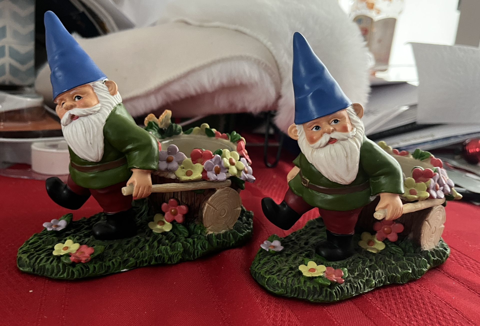 Gnome Tea Light Candle Holders