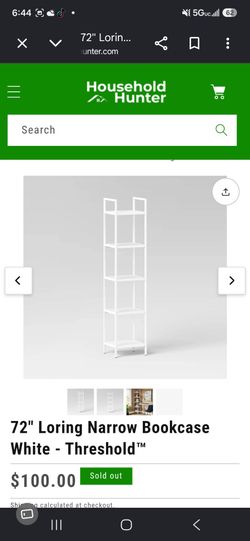 LORING NARROW BOOKCASE