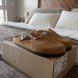 Birkenstock Study Boston Caramel Clog 