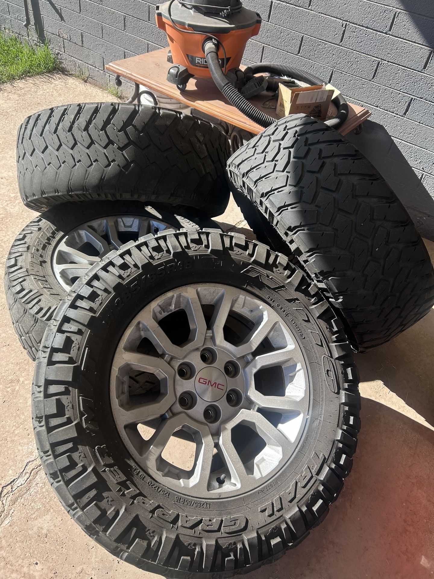 Wheels And Tires. GMC 