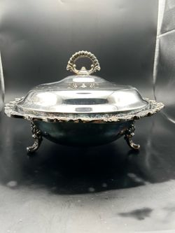 Silverplated Lidded Dish