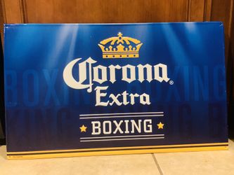Corona extra boxing metal sign