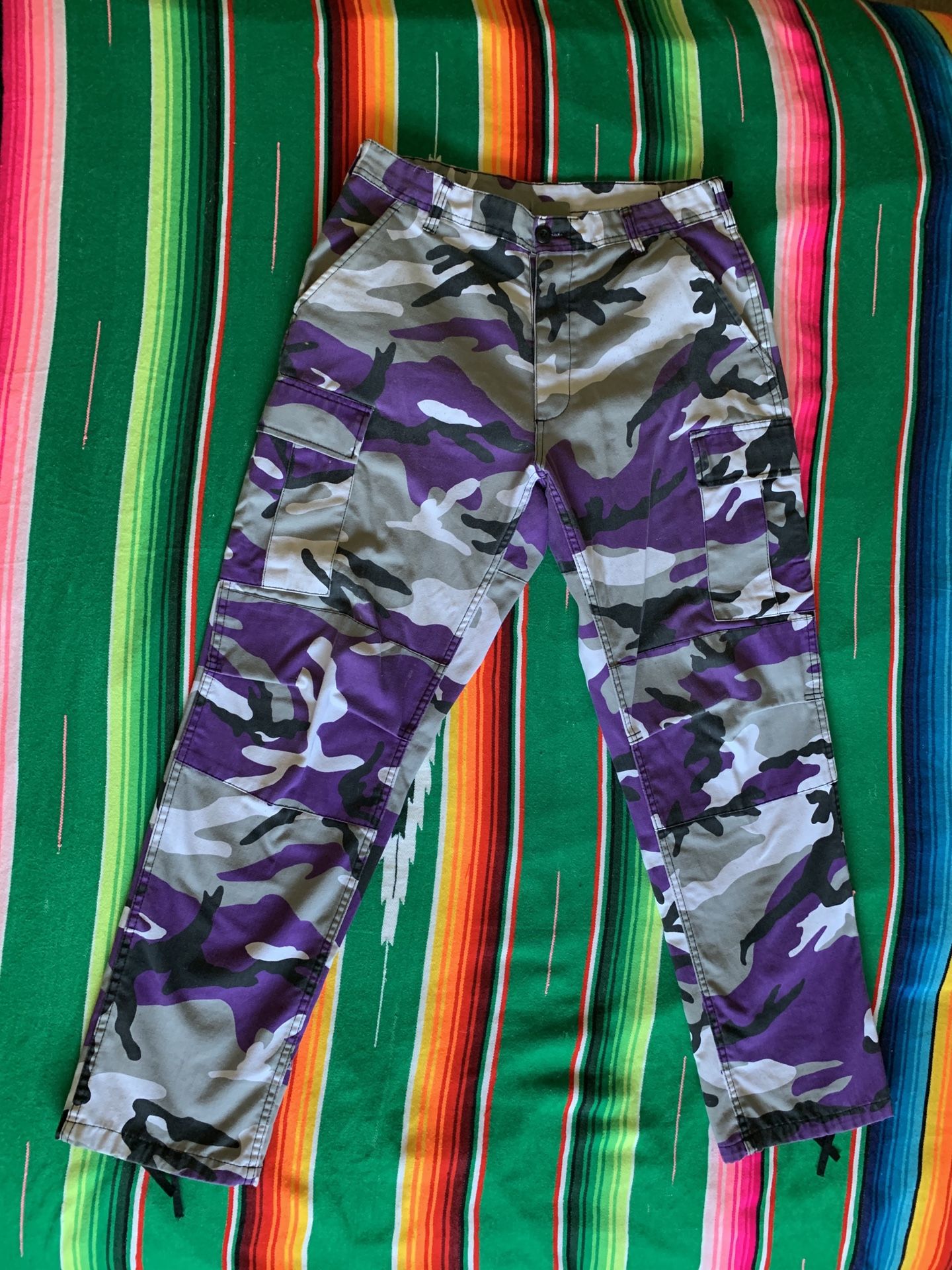 Rothco BDU Purple Camo Cargo Pants Size 31