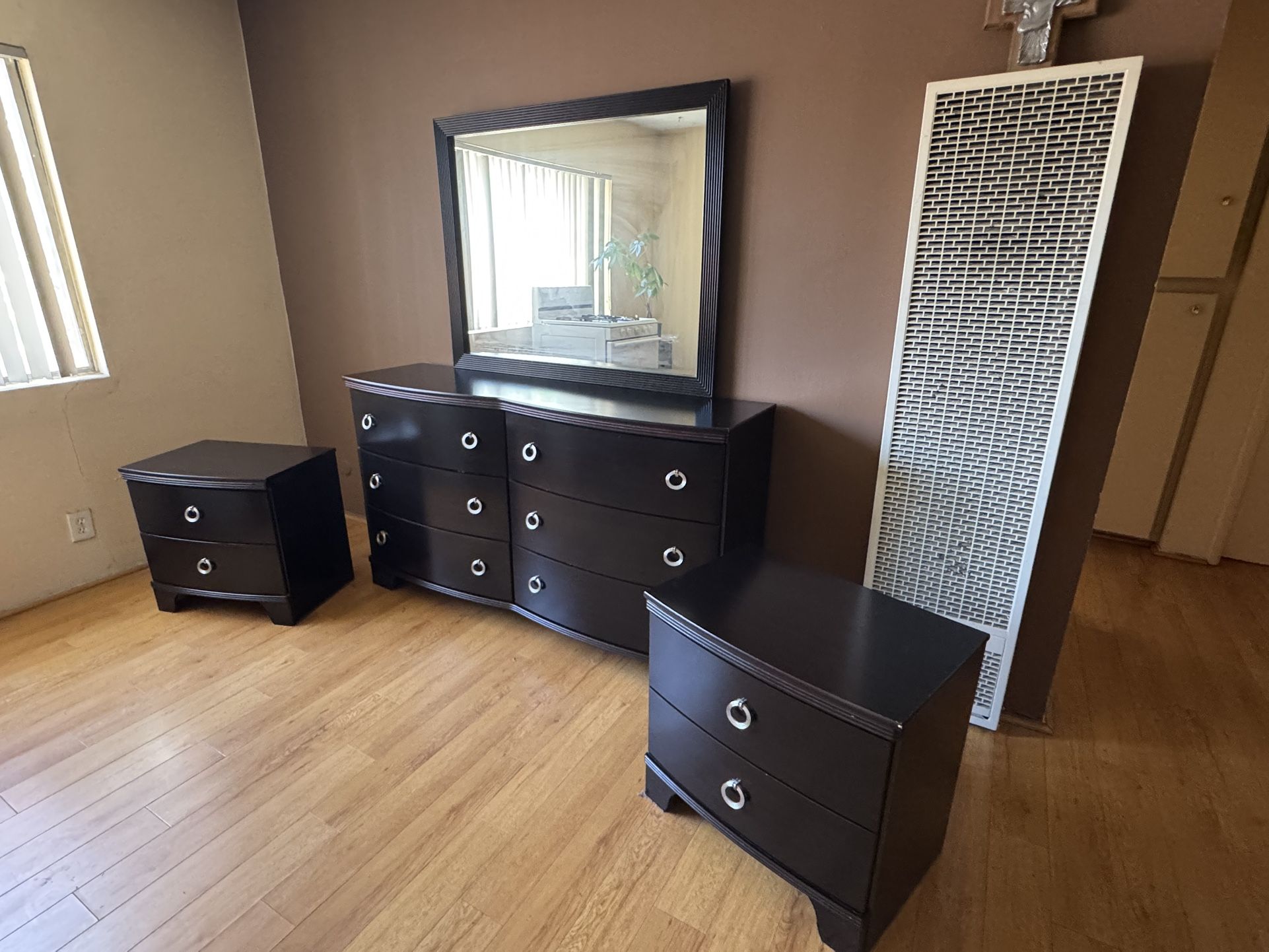 Dresser Mirror And Nightstand