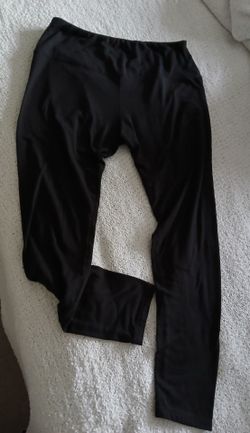 Womens black leggings XL
