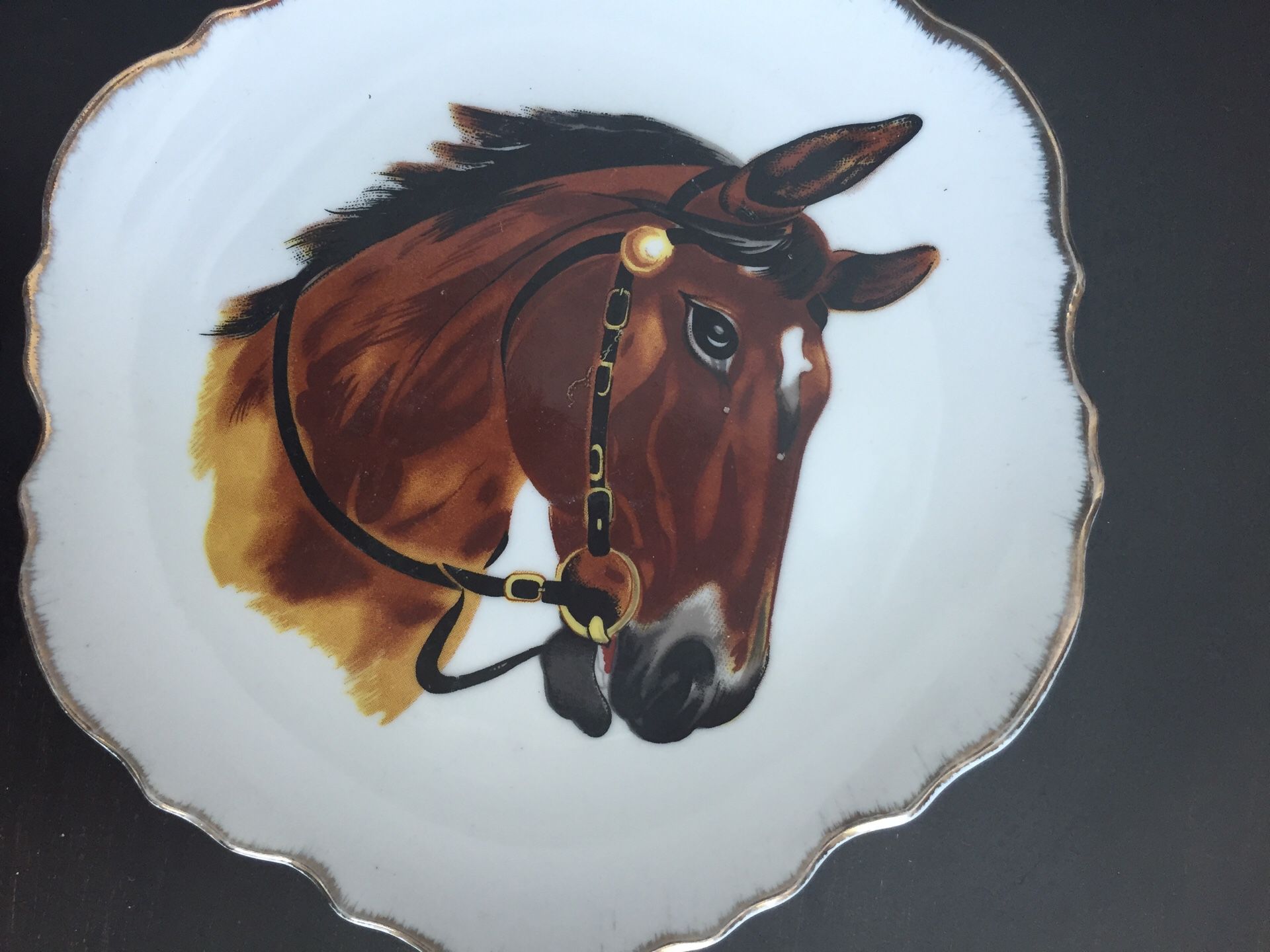 Decorative horse plate
