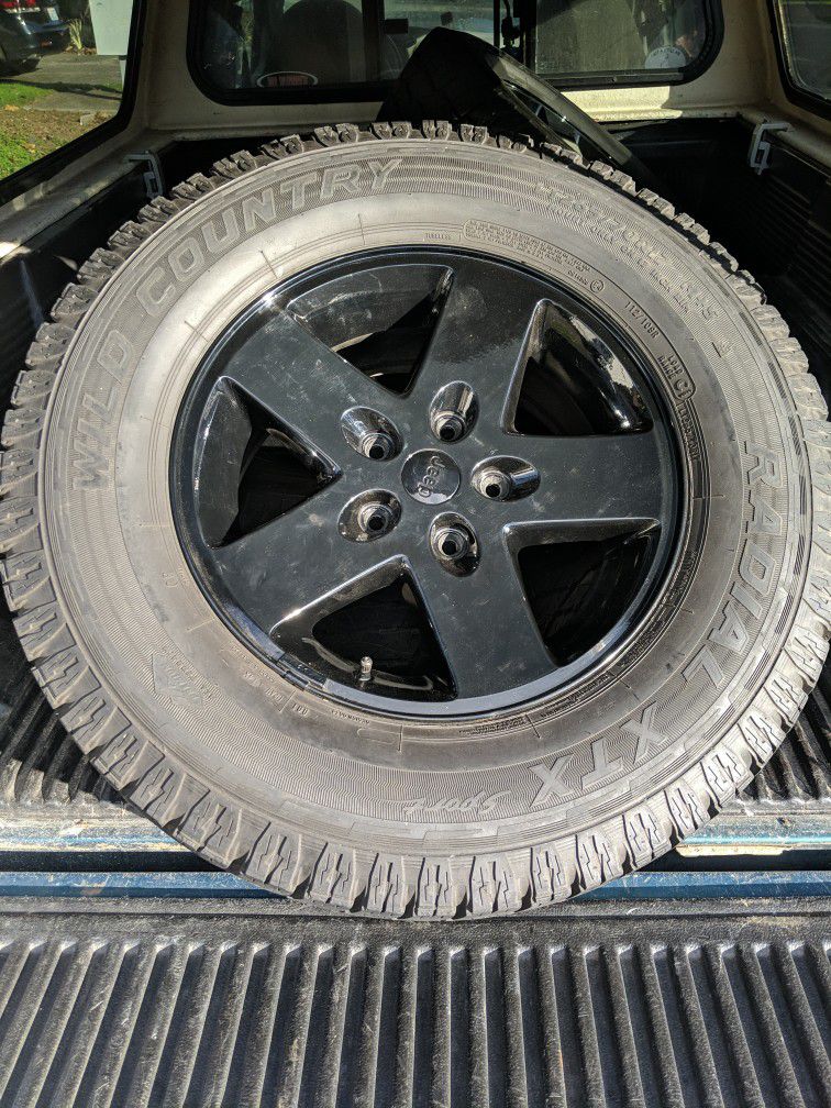 4 Jeep Wheels And Tires 5x5 Lug