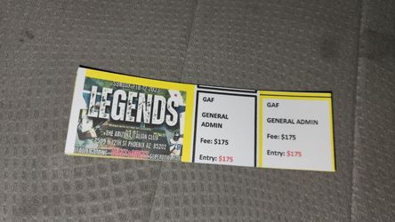 Tickets For The Game 