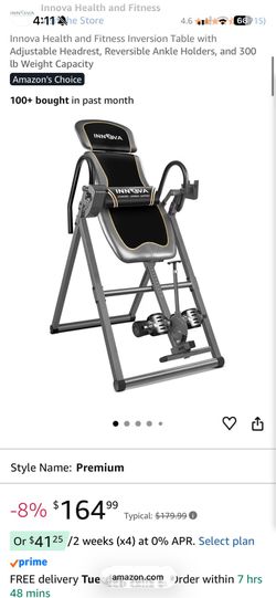 Innova inversion table