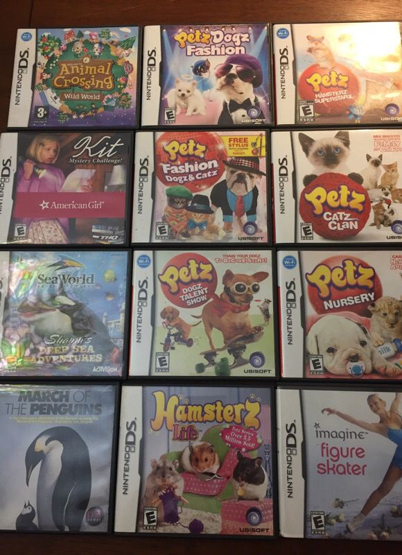 Lot of 12 kids Nintendo DS games