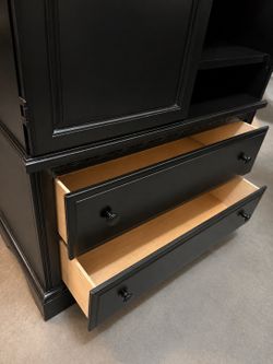 Black Cabinet w/ Drawers