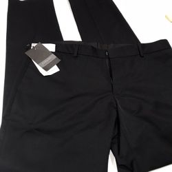 NWT ZARA Men’s Black Slim Fit Techno Fabric Pants, 36/34