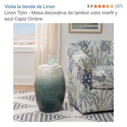 Linon Home Decor Drum Style Table