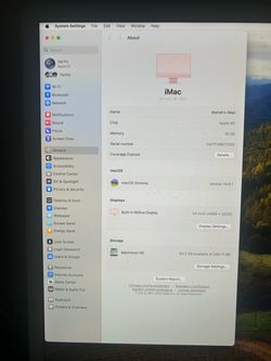 Apple iMac 24-inch M1 2021 16GB