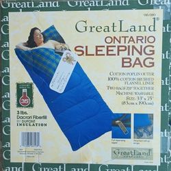 Sleeping bag. Size 33 X75 great condition. used only one's. Like new