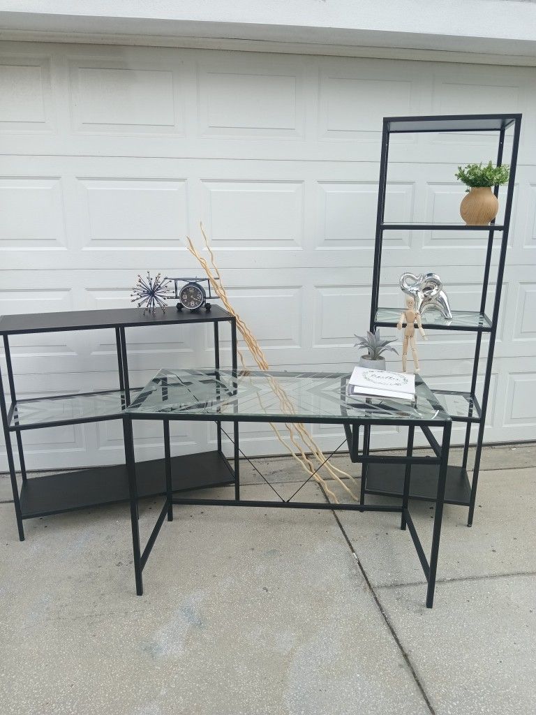 Metal With Glass Set