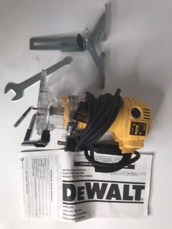 DeWALT DWE6000 1/4" Collet Single Speed Laminate Trimmer Cutter Used