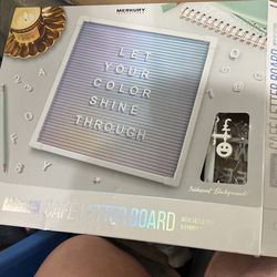 New Letter Board 