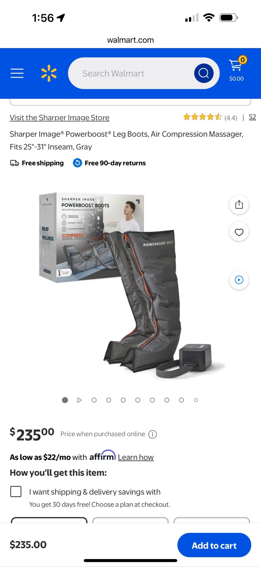 Sharper Image Compression Massager
