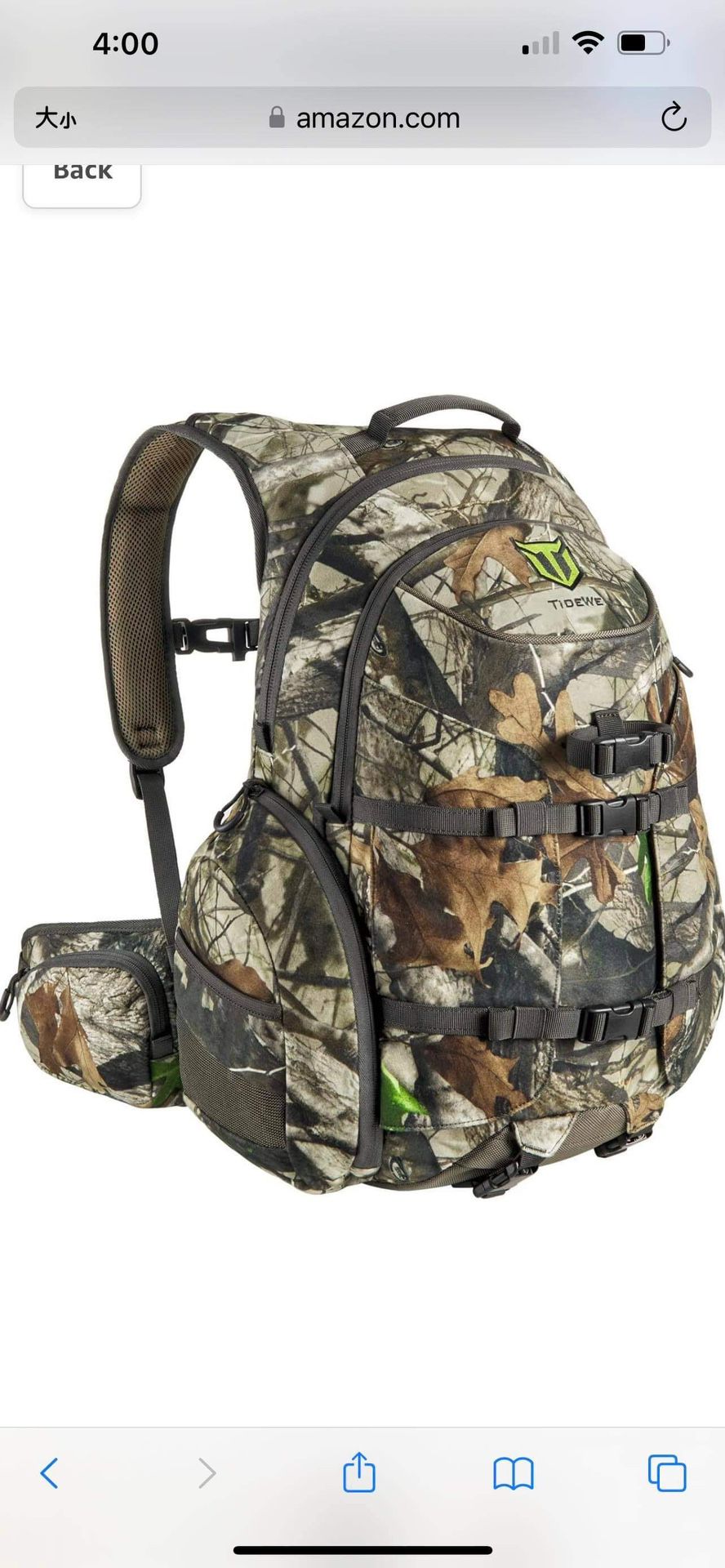 TIDEWE Hunting Backpack with Waterproof Rain Cover