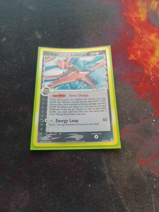 Deoxys Holofoil Pokémon