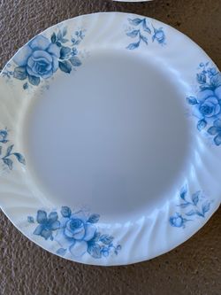 Corelle Blue Velvet Dinner Plates 
