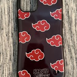 Naruto “Akatsuki Clouds” iPhone 14 Plus Case 