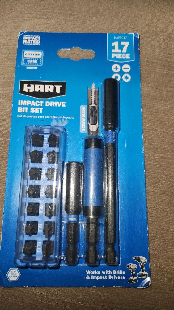Hart 17pc Impact Driver Bit Extension 