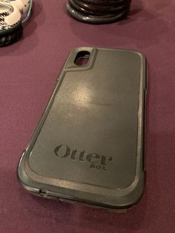 Headphones, otter box, bike lock