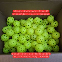 72 Franklin X40 Pickleball Balls USED