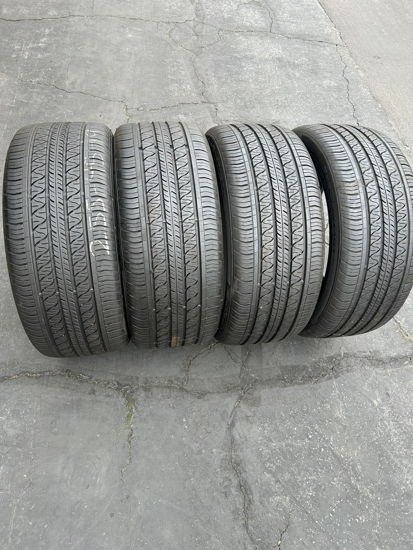 Set. Tires. 255. 45. 19. Continental