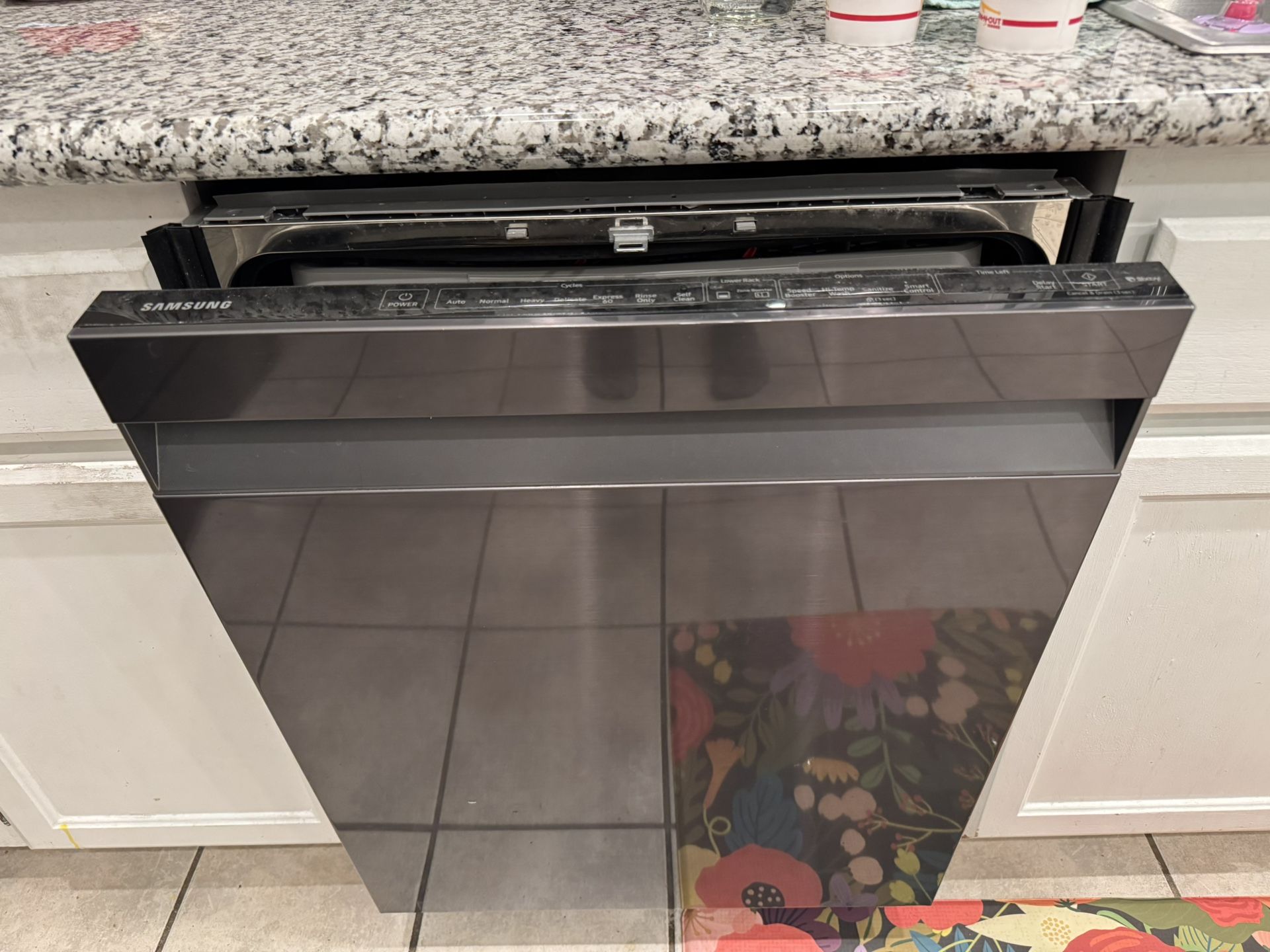 Samsung Top Control Dishwasher - Black Stainless Stee