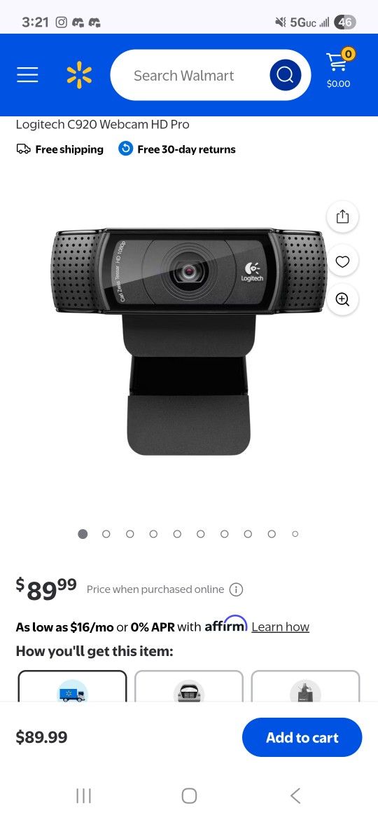 Webcam HD Pro