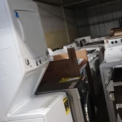 Brand New GE 27 inch Stackble Washer & Electric Dryer. 