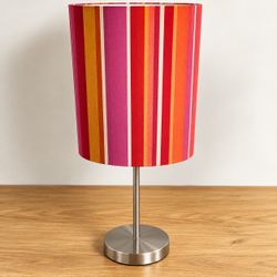 Striped Multicolored Lamp PLEASE READ DESCRIPTION