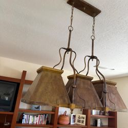 Bronze Billiard Light finished in Old Bronze (shown) or Pewter. Made in Italy.