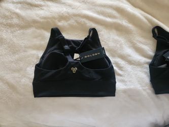 Aritzia Flawless Heather Black Sports Bra