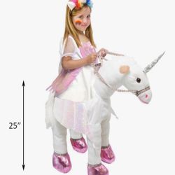 Kids Unicorn Ride On Custome