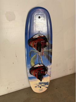 CWB NIRVANA 53 INCH WAKEBOARD WITH CWB EXTRA SMALL - MEDIUM BINDINGS.