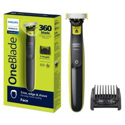 Philips Norelco OneBlade 360 Face Rechargeable Men's Electric Shaver