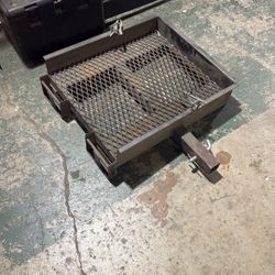 Trailer Hitch Storage With Ramp