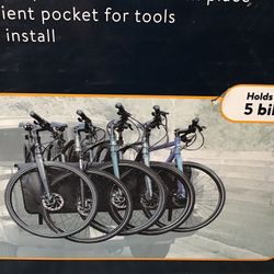 New tailgate, cover bike carrier up to five bicycles new in box
