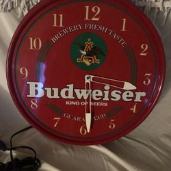 Budweiser Electric Clock