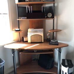 Three-Tiered Corner Desk