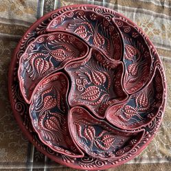 TURKISH STYLE DIVIDED NUTS TRAY( Brand New)