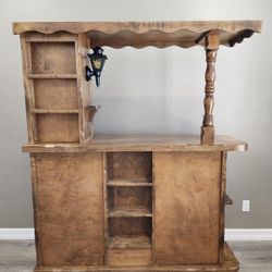 Antique Wood Bar 
