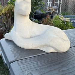 Vintage Haeger White Ceramic Cat