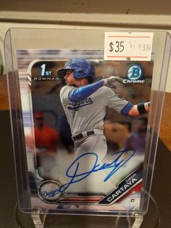 Diego Cartaya 1st Bowman Chrome Auto Card